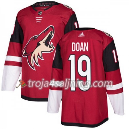 Arizona Coyotes tröja Shane Doan 19 Adidas 2017-2018 Vinröd Authentic - NHL Tröjor Herr